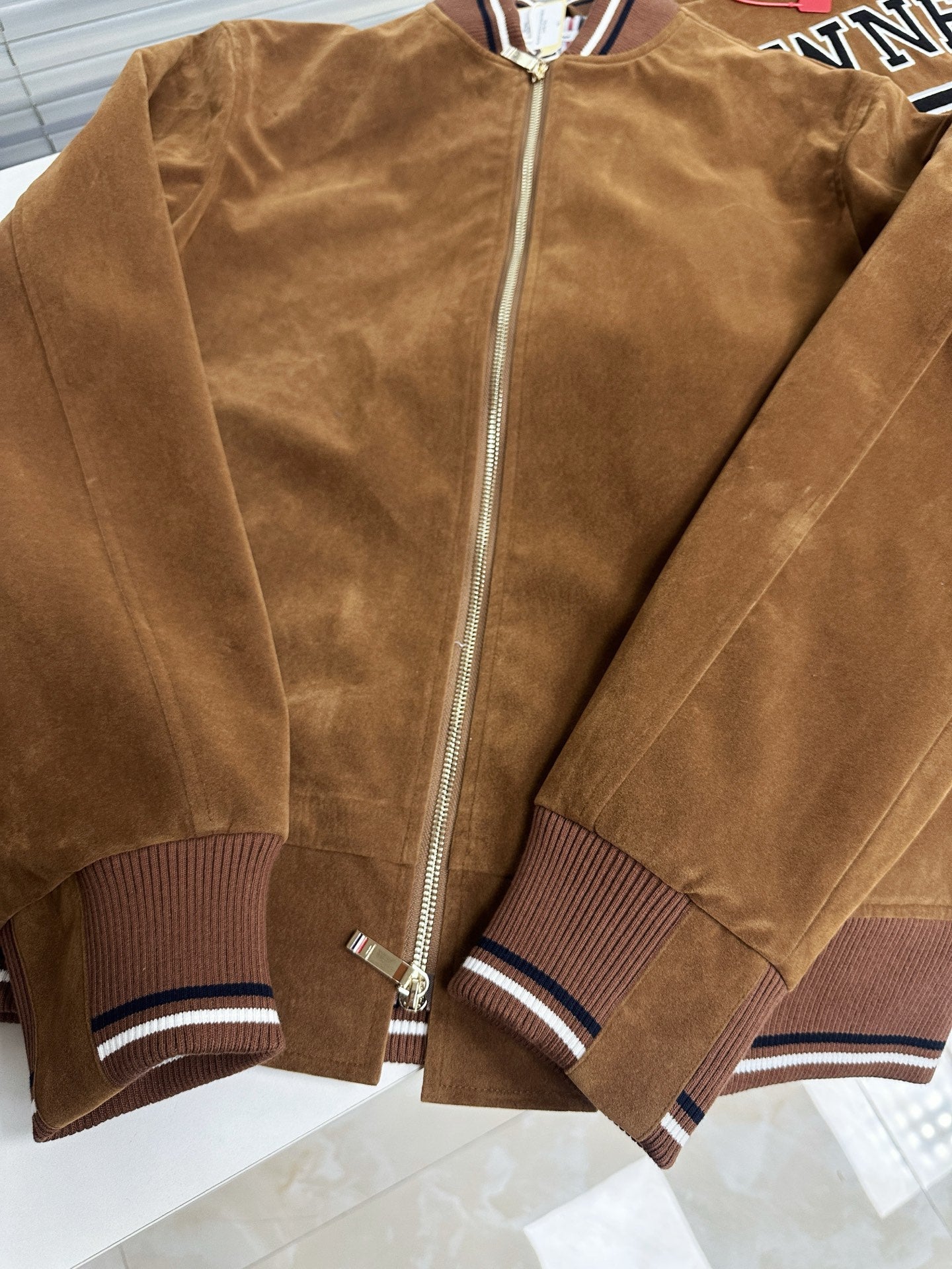 2025 ss Men's suede jacket THOM TREND