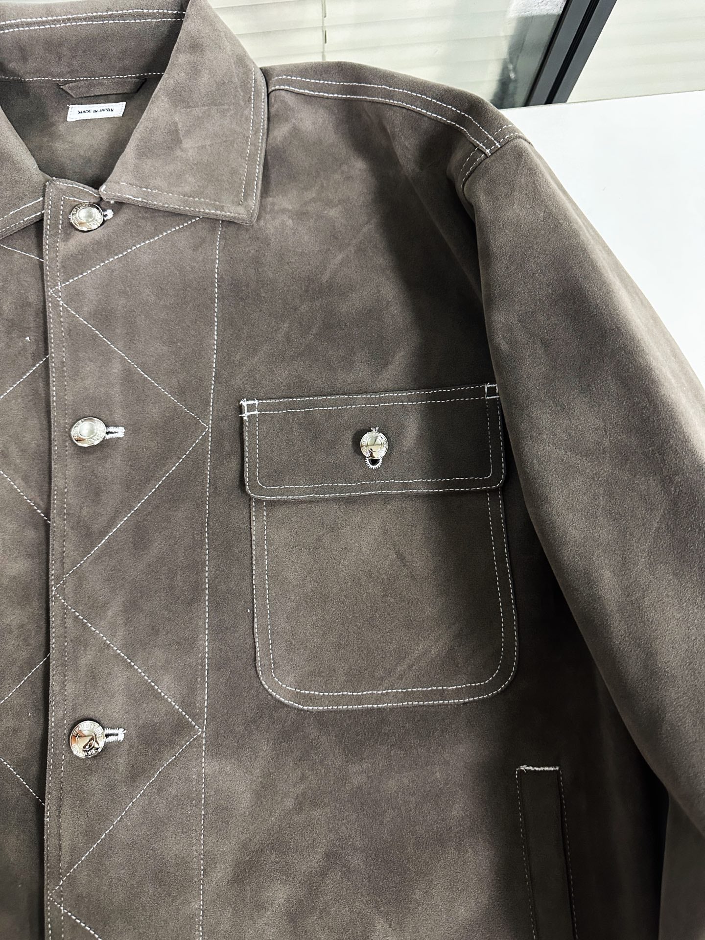 2025 ss Men's workwear suede jacket THOM TREND