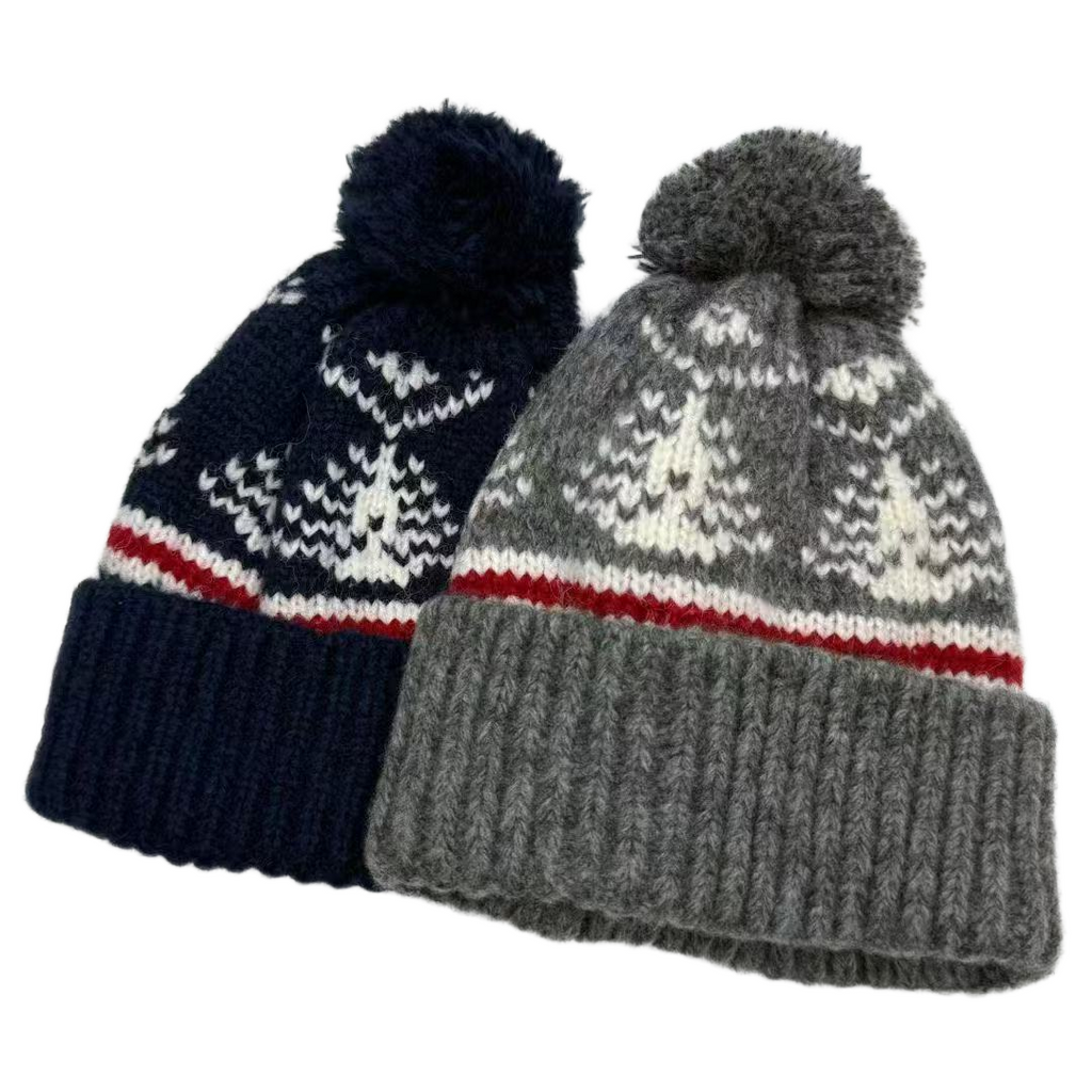 2025SS  Fair Isle hat THOM TREND
