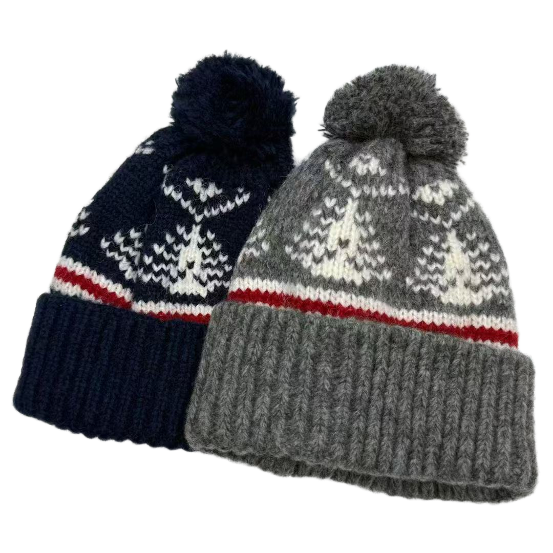 2025SS  Fair Isle hat THOM TREND