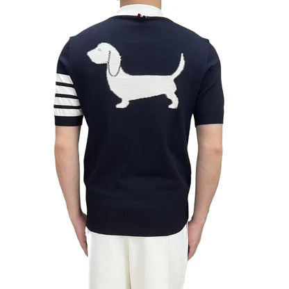 2025SS Knitted POLO shirt THOM TREND