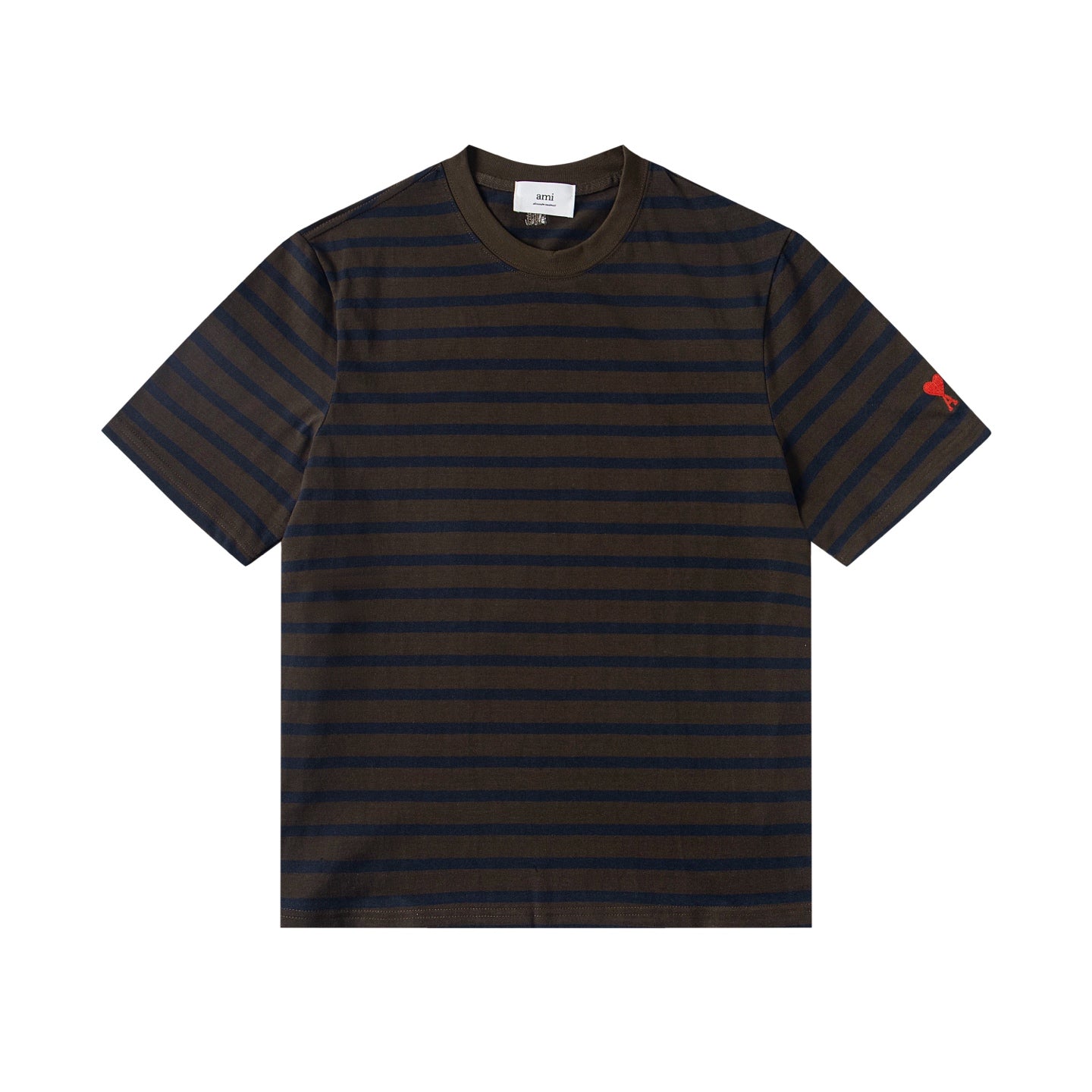 2026 AMI PARIS Unisex Striped T-Shirts THOM TREND