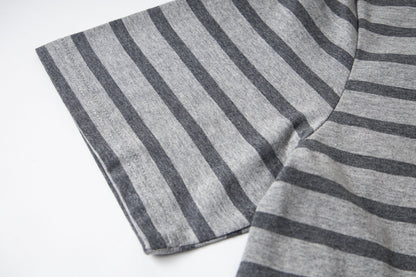 2026 AMI PARIS Unisex Striped T-Shirts THOM TREND