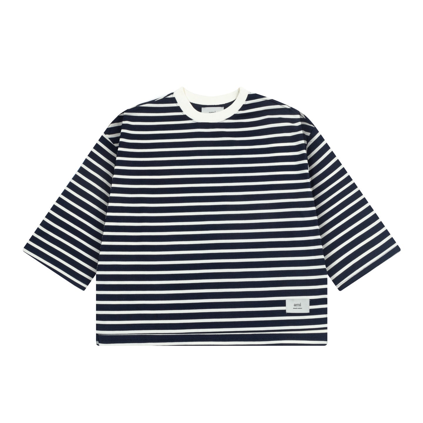 2026 AMI PARIS Women's Striped T-Shirts THOM TREND