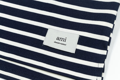 2026 AMI PARIS Women's Striped T-Shirts THOM TREND