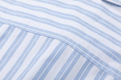 AMI PARIS Unisex Short-Sleeve Striped Shirts THOM TREND
