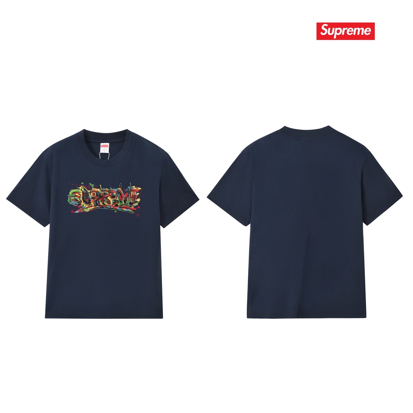 Spray Paint Graffiti Colorful Letter Unisex T-Shirt THOM TREND