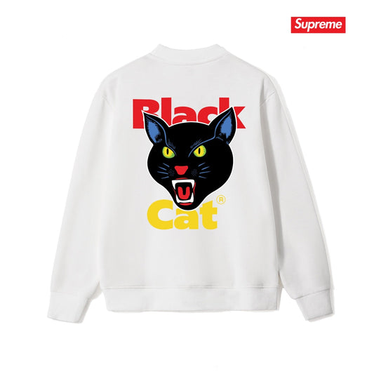 Cat Head Logo Crew Neck Sweatshirt THOM TREND