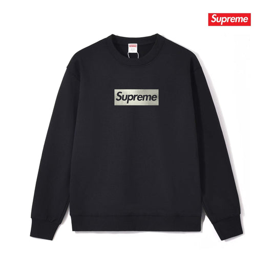 Solid Color Crew Neck Sweatshirt THOM TREND