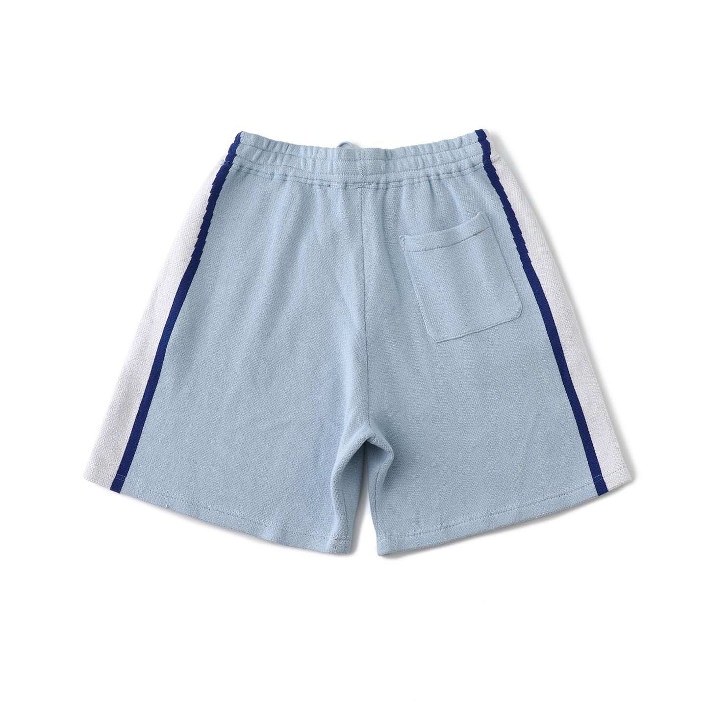 Knit Spliced American Shorts – Unisex Light Luxury Station