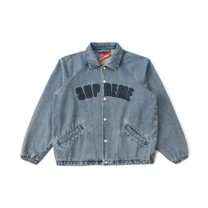 Arc Logo Coach Jacket – Unisex Light Luxury Station