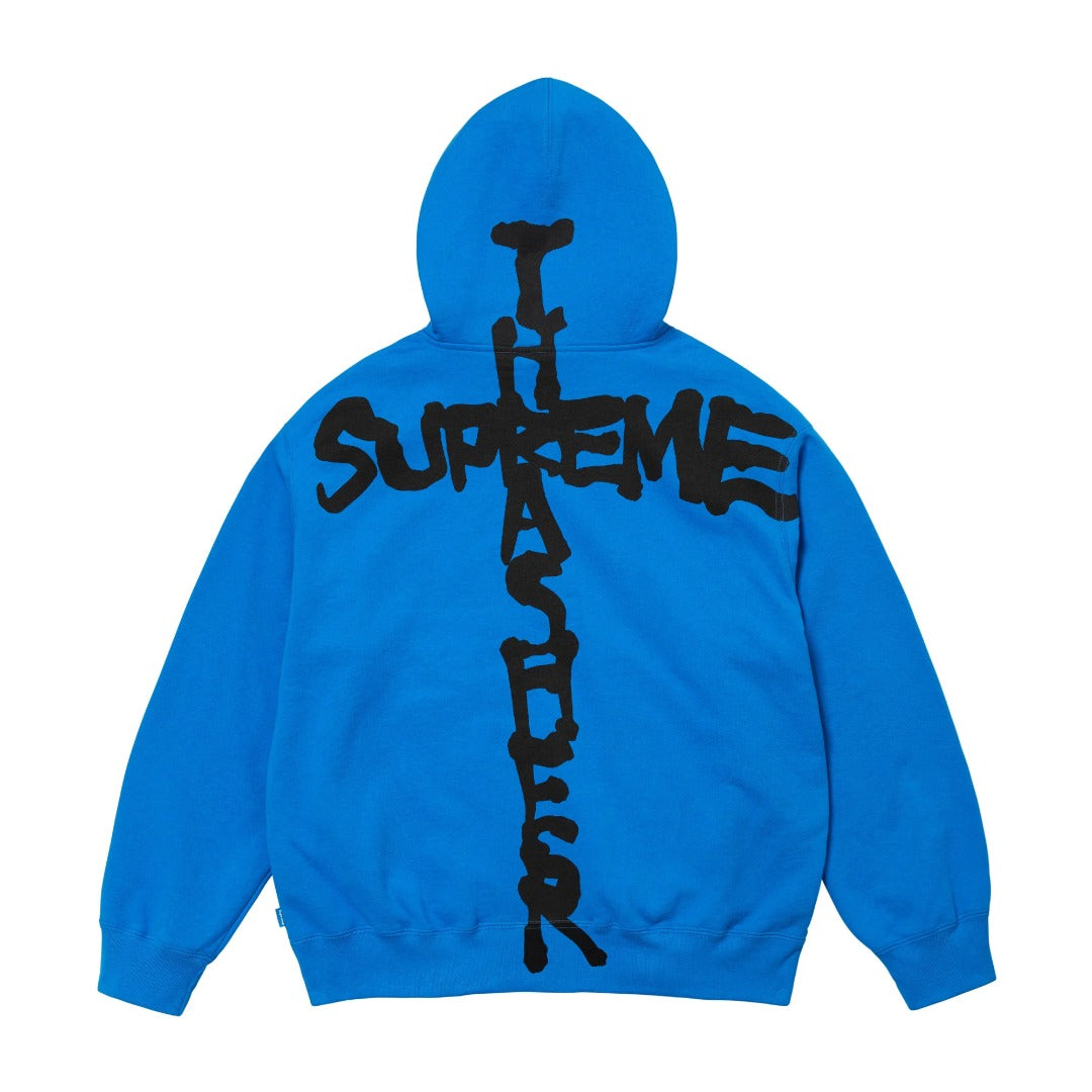 Supreme x Thrasher FW24 Flame Print Zip Hoodie Light Luxury Station