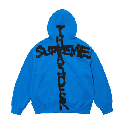 Supreme x Thrasher FW24 Flame Print Zip Hoodie Light Luxury Station