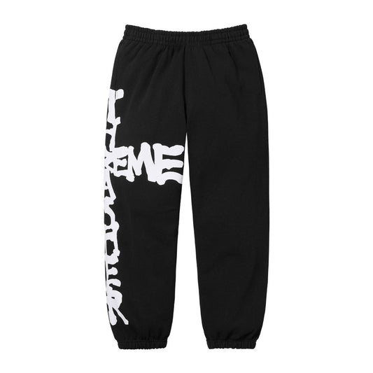 Supreme x Thrasher FW24 Flame Print Fleece Sweatpants Light Luxury Station