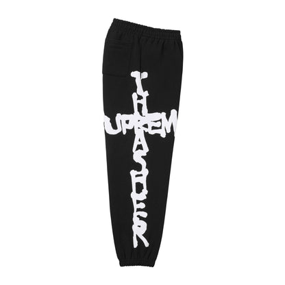 Supreme x Thrasher FW24 Flame Print Fleece Sweatpants Light Luxury Station