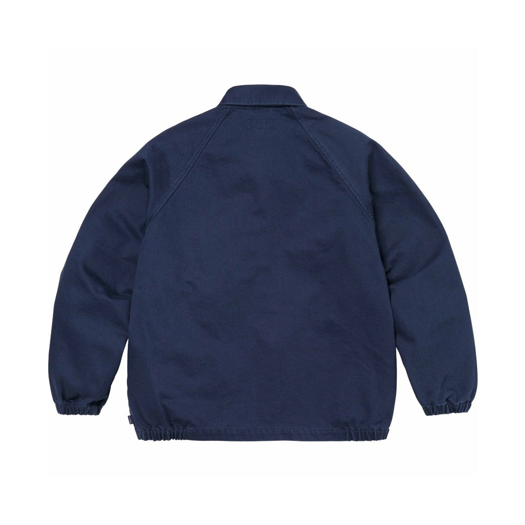 Cracked Arc Logo Coach Jacket Light Luxury Station