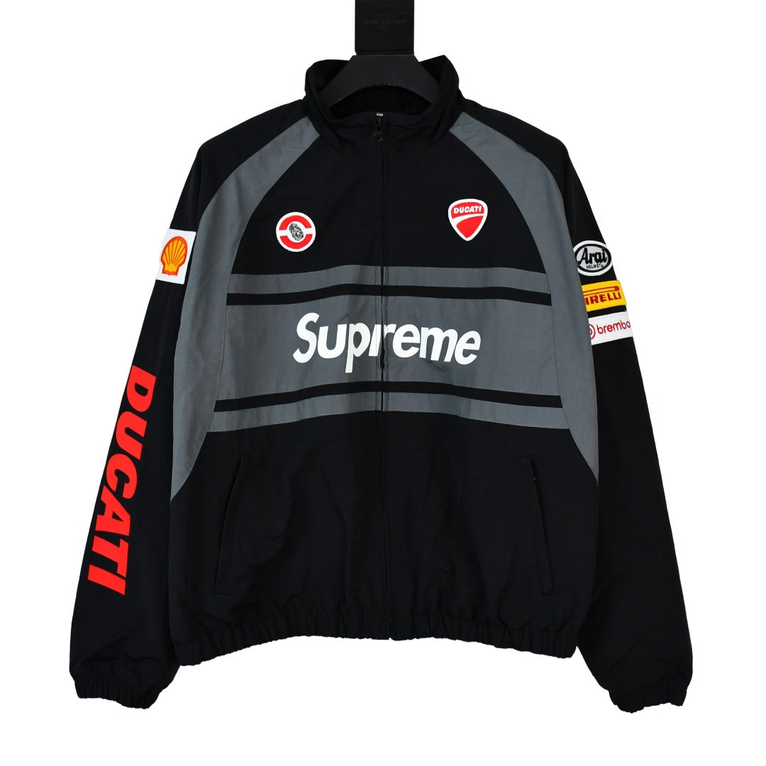 Supreme x Ducati 24SS Track Jacket Light Luxury Station