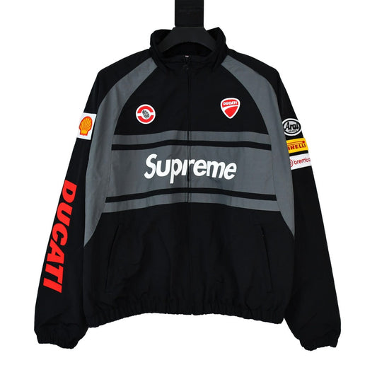 Supreme x Ducati 24SS Track Jacket Light Luxury Station