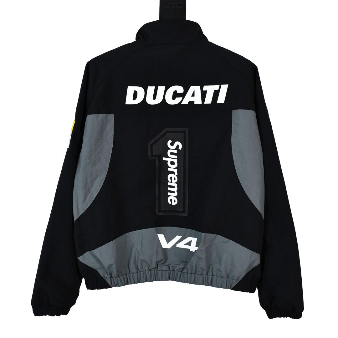 Supreme x Ducati 24SS Track Jacket Light Luxury Station