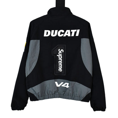 Supreme x Ducati 24SS Track Jacket Light Luxury Station