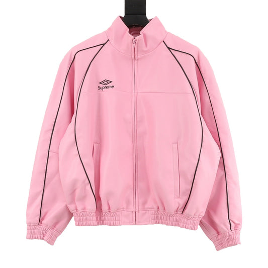 Supreme x Umbro FW25 Leather Track Jacket Light Luxury Station