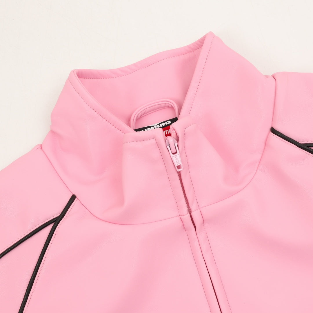 Supreme x Umbro FW25 Leather Track Jacket Light Luxury Station