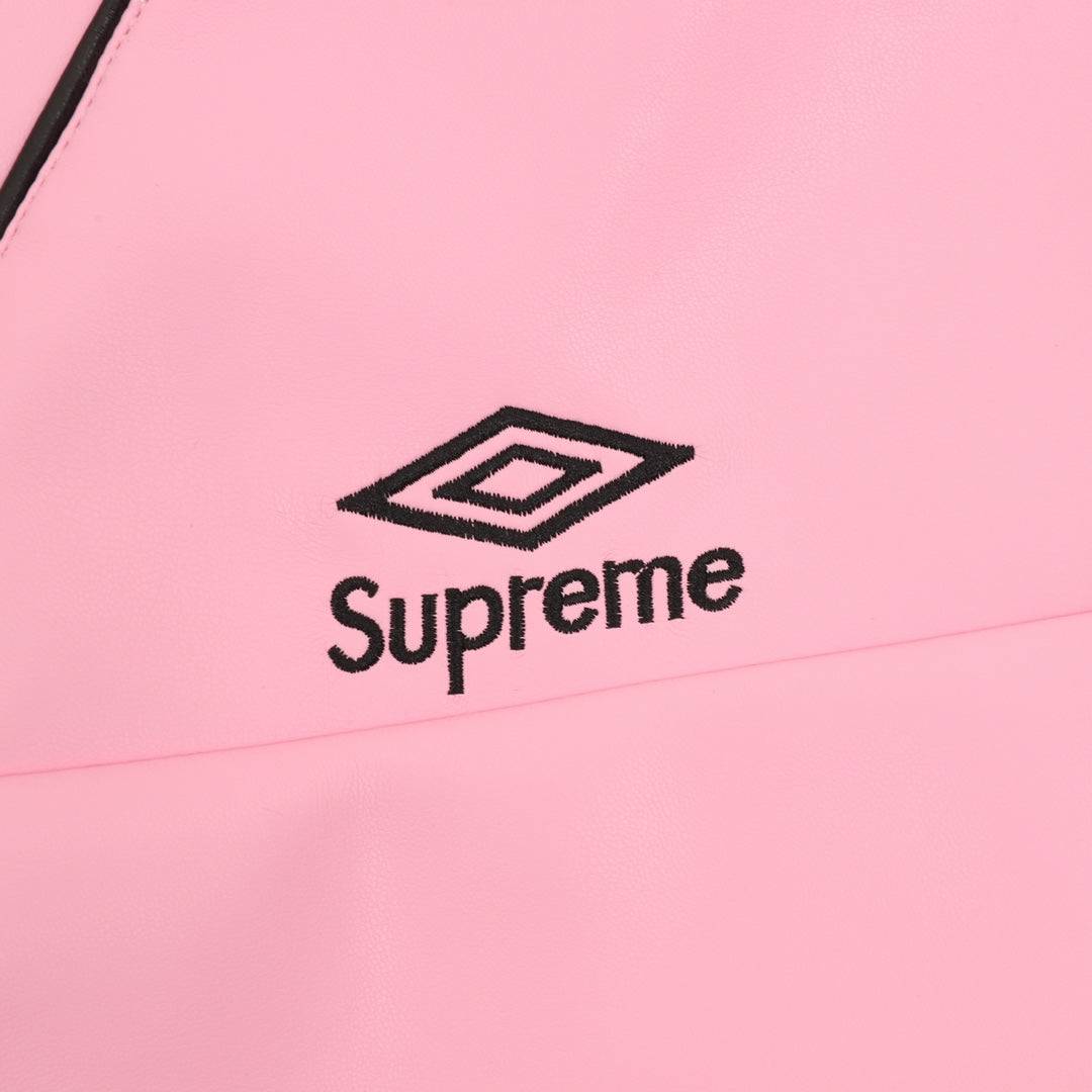 Supreme x Umbro FW25 Leather Track Jacket Light Luxury Station