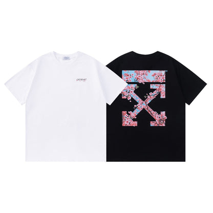 New Printed T-Shirt Light Luxury Station
