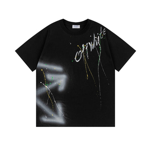 New Printed T-Shirt Light Luxury Station