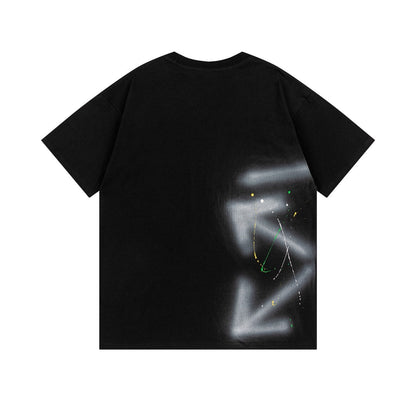 New Printed T-Shirt Light Luxury Station