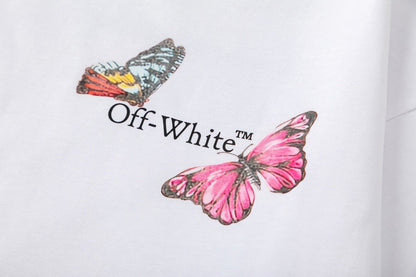 New Butterfly-Print T-Shirt Light Luxury Station