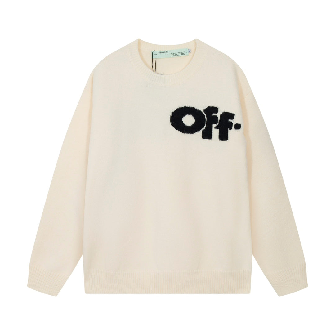 Oversized Letter Print Crewneck Sweatshirt Light Luxury Station