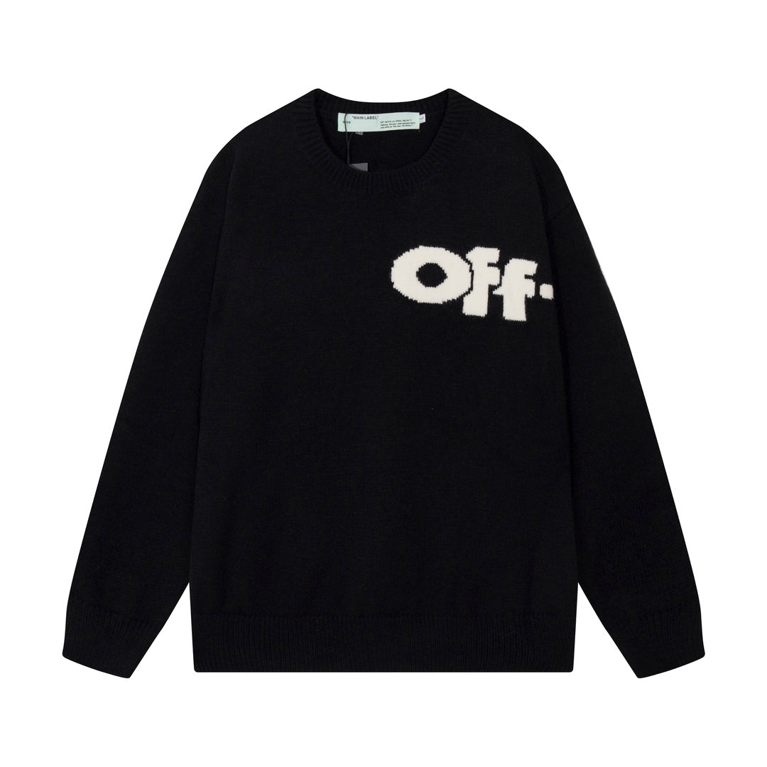 Oversized Letter Print Crewneck Sweatshirt Light Luxury Station