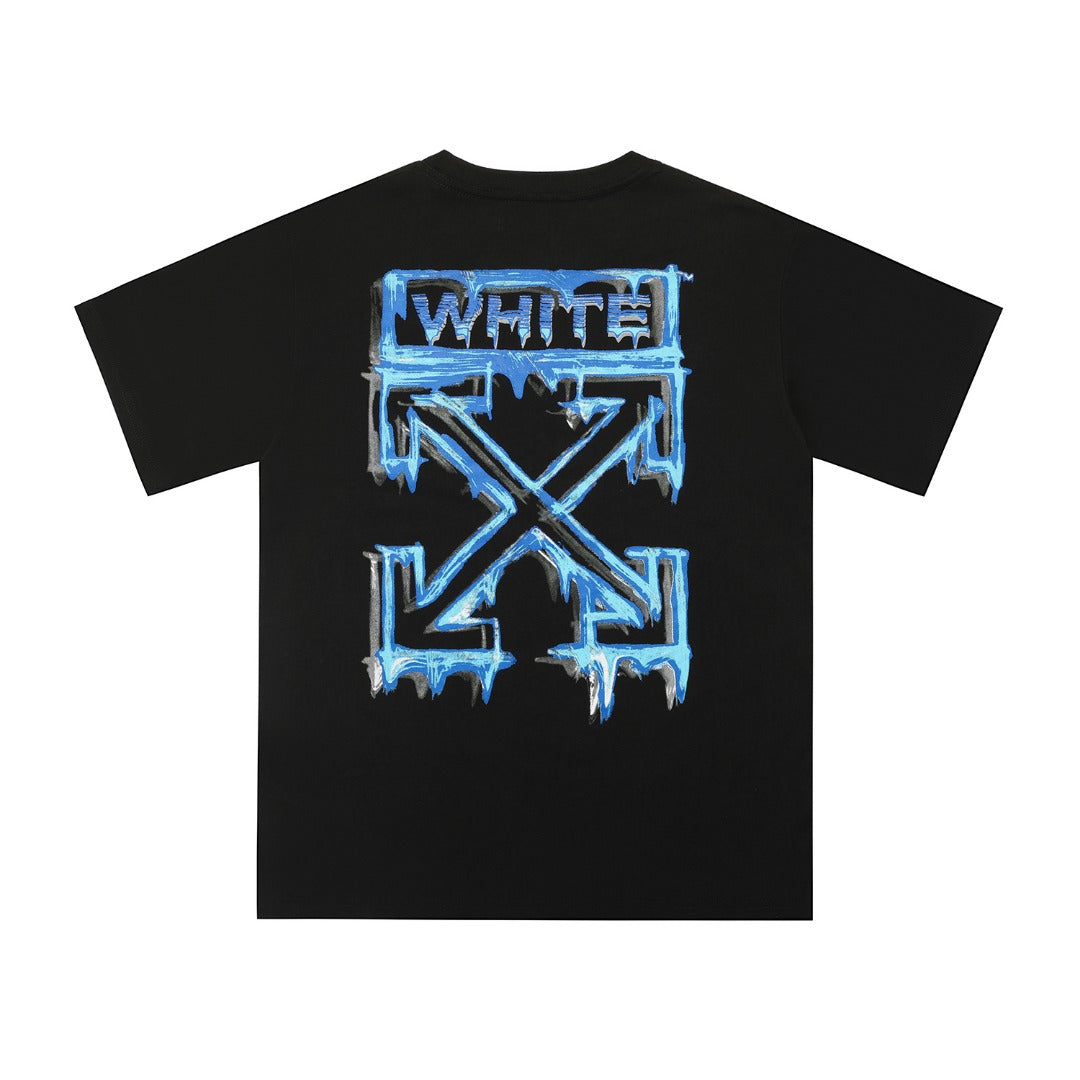 Graphic Print Short Sleeve T-Shirt Light Luxury Station