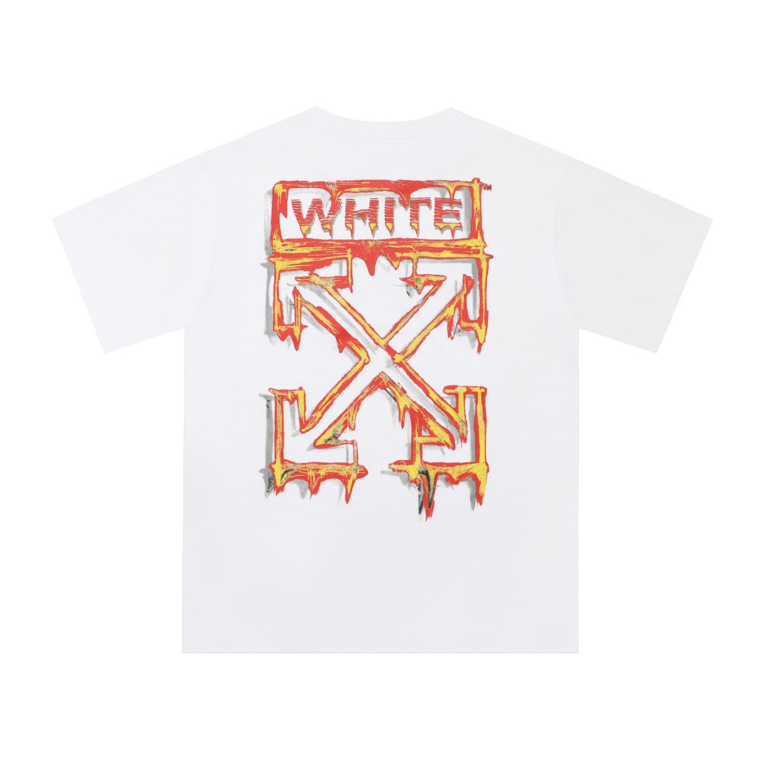 Graphic Print Short Sleeve T-Shirt Light Luxury Station