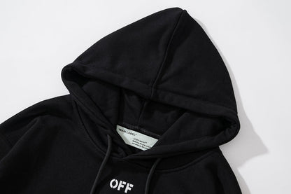 Cherry Blossom Print Pullover Hoodie Light Luxury Station