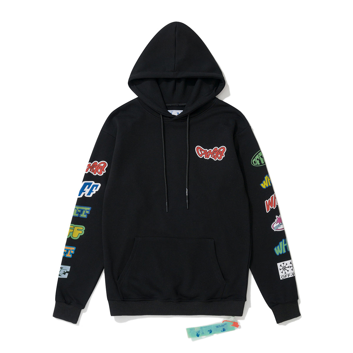 Digital Print Cotton Pullover Hoodie Light Luxury Station
