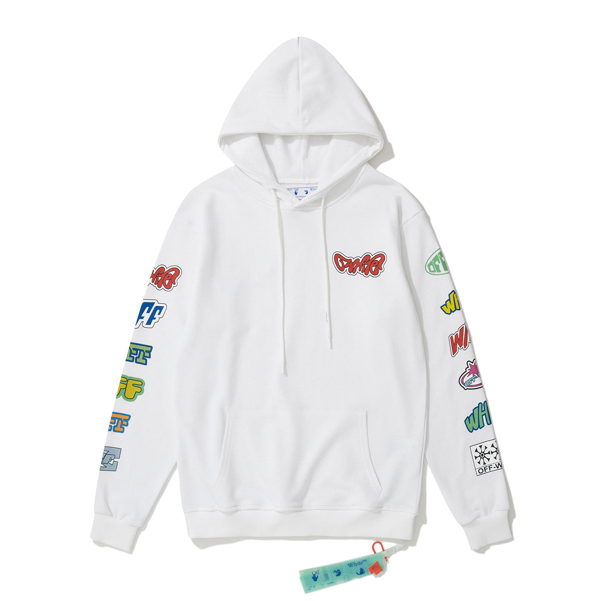 Digital Print Cotton Pullover Hoodie Light Luxury Station