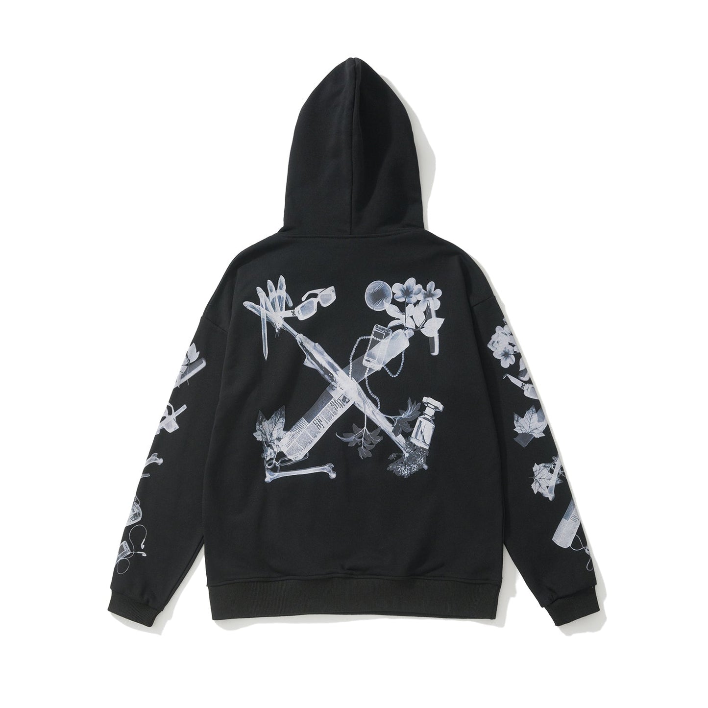 Oversized Pullover Hoodie Light Luxury Station