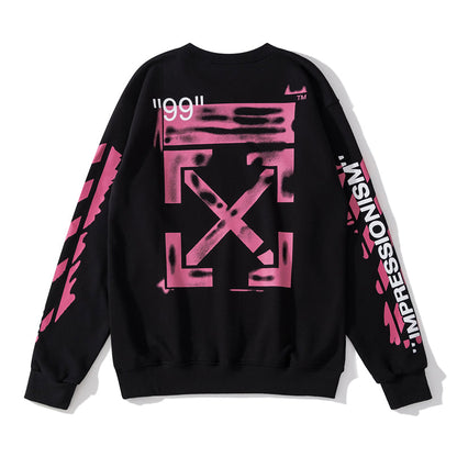 Number Print Crewneck Sweatshirt THOM TREND