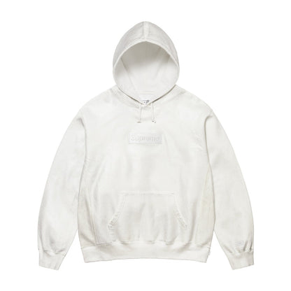 Washed Paint-Effect Embroidered Hoodie THOM TREND