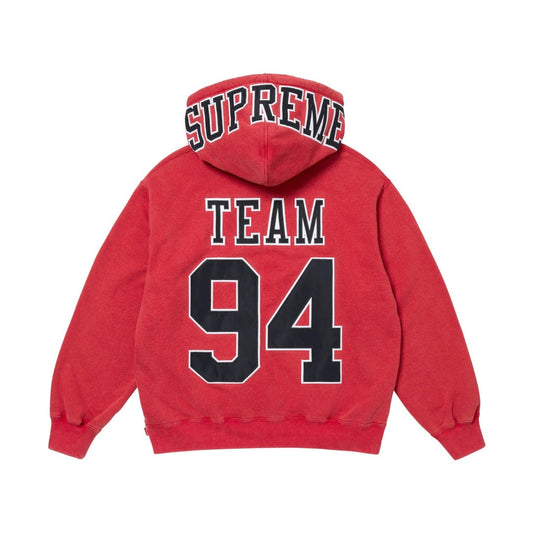 Team 94 Washed Embroidered Hoodie THOM TREND