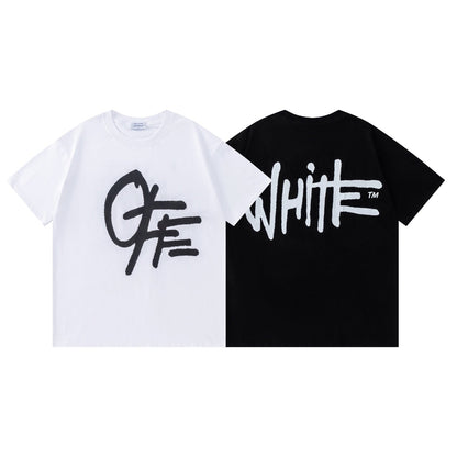 OFF New Printed T-Shirt Light Luxury Station