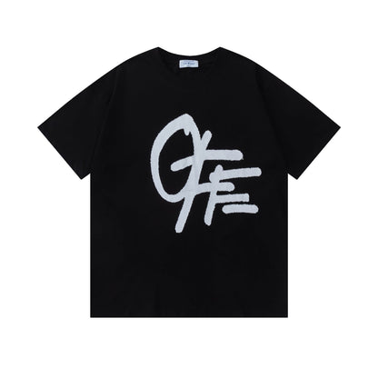 OFF New Printed T-Shirt Light Luxury Station