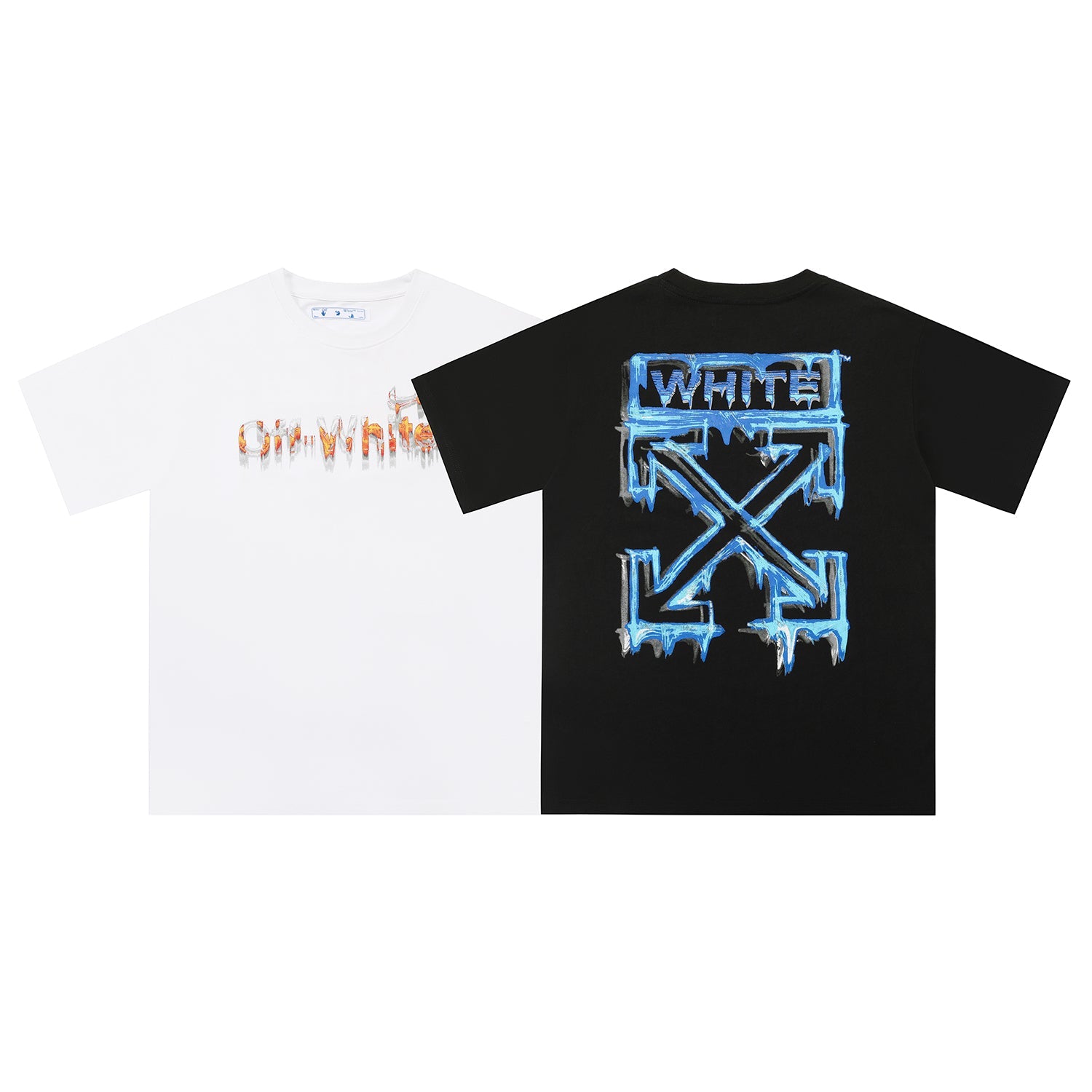 OFF New Printed T-Shirt Light Luxury Station