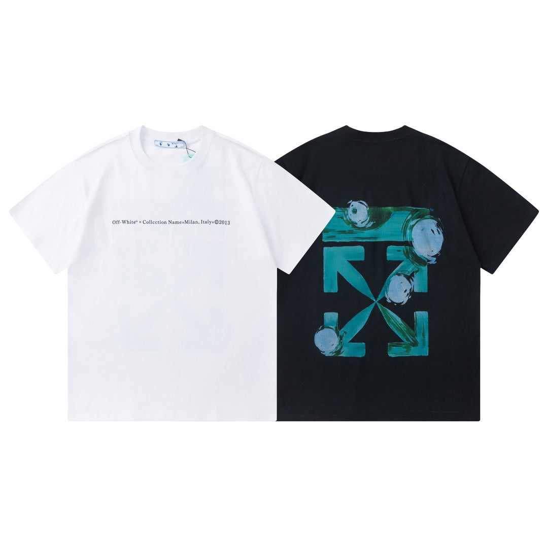 OFF New Printed T-Shirt Light Luxury Station
