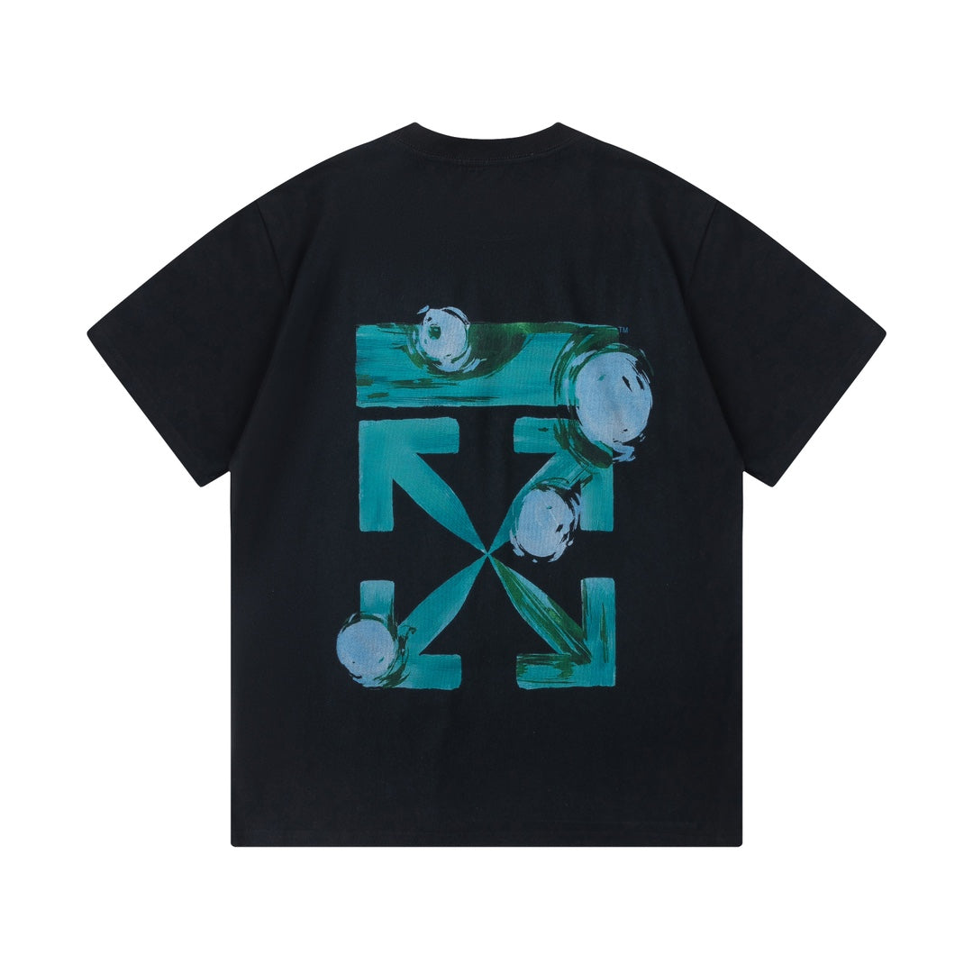 OFF New Printed T-Shirt Light Luxury Station