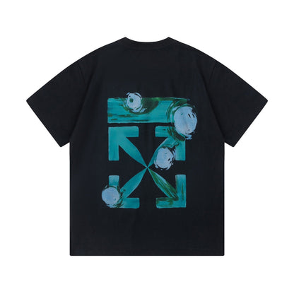 OFF New Printed T-Shirt Light Luxury Station