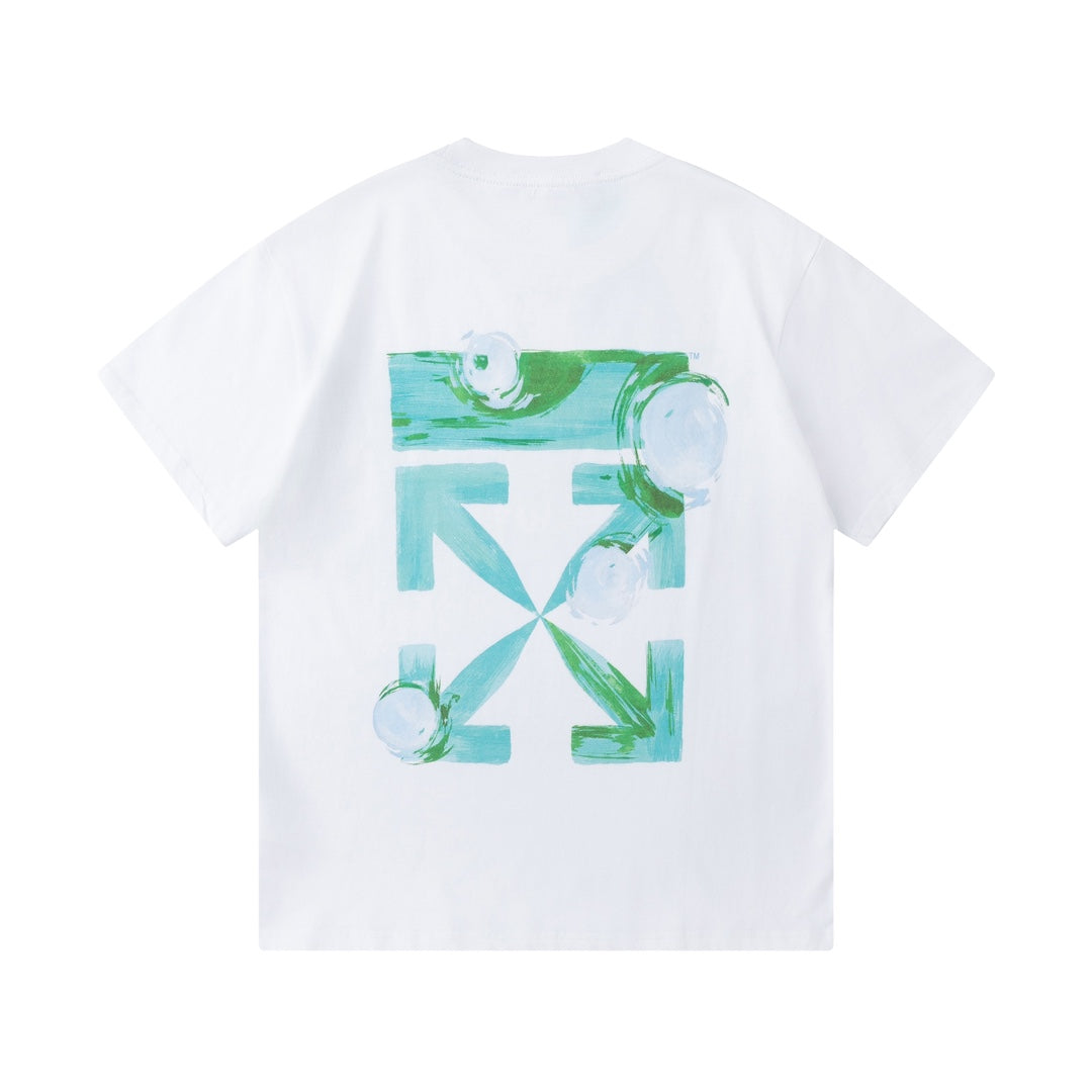 OFF New Printed T-Shirt Light Luxury Station