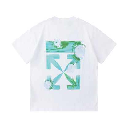 OFF New Printed T-Shirt Light Luxury Station